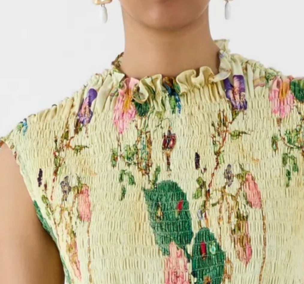 Rigu : Blossom Ruching Dress