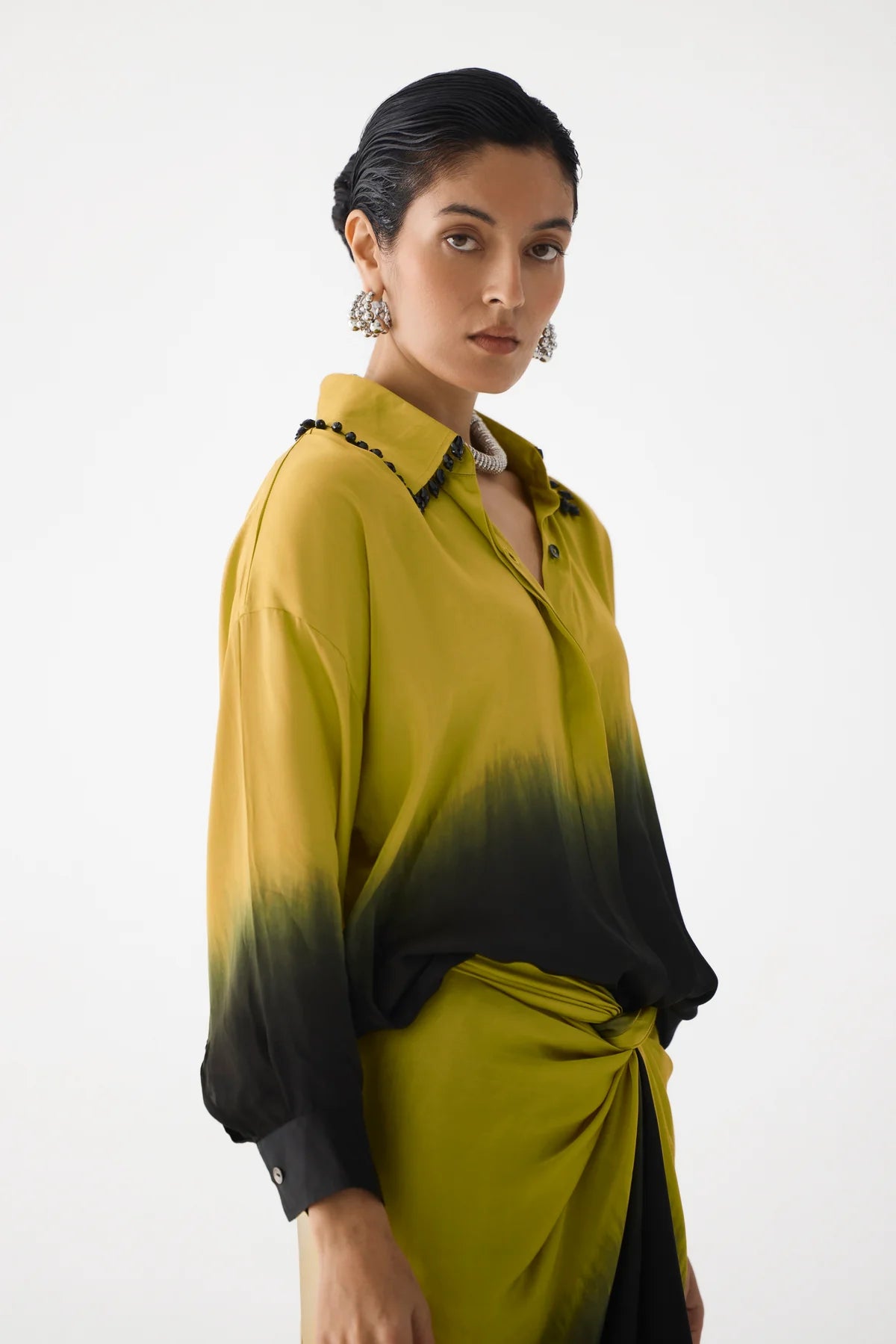 Rigu : Ombre Shirt Dress