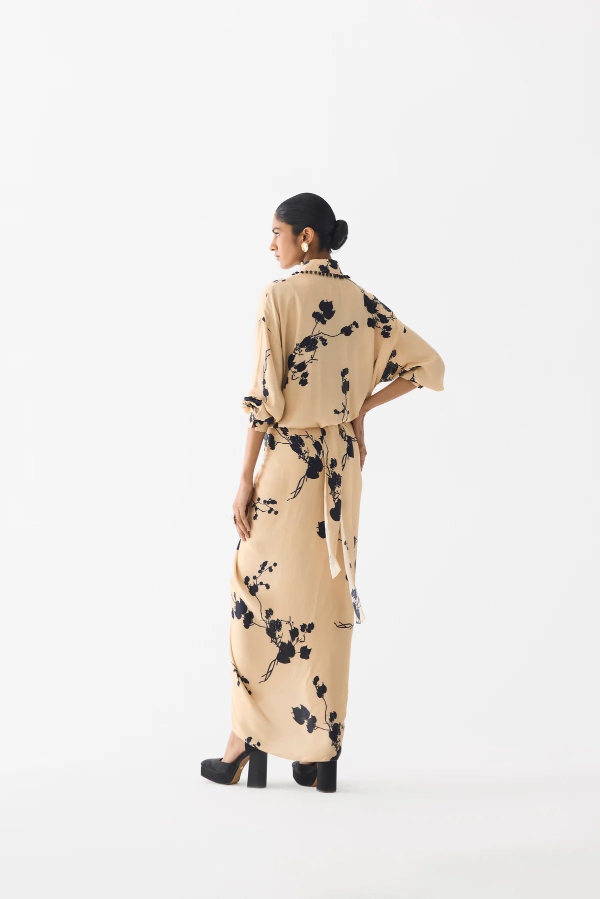 Rigu : Printed Shirt Dress