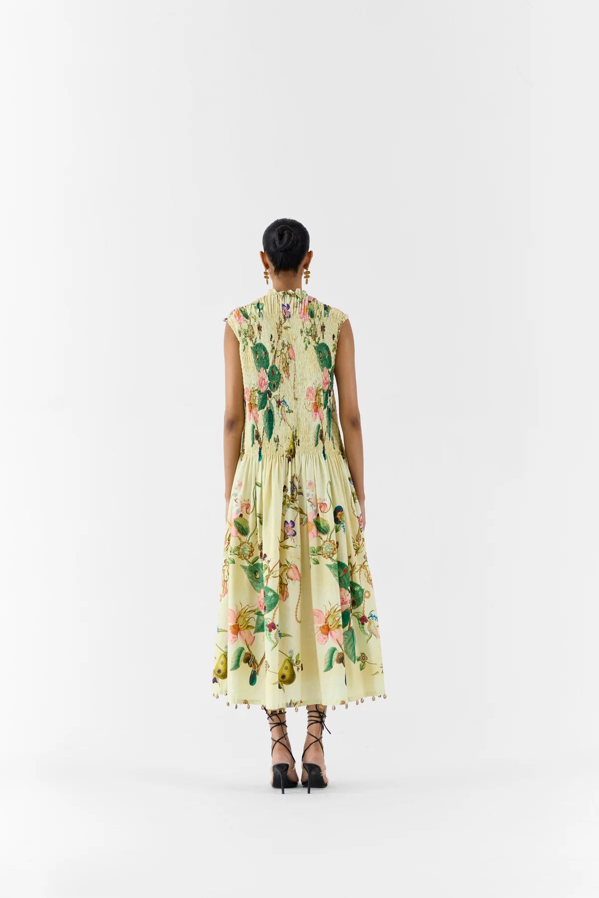 Rigu : Blossom Ruching Dress