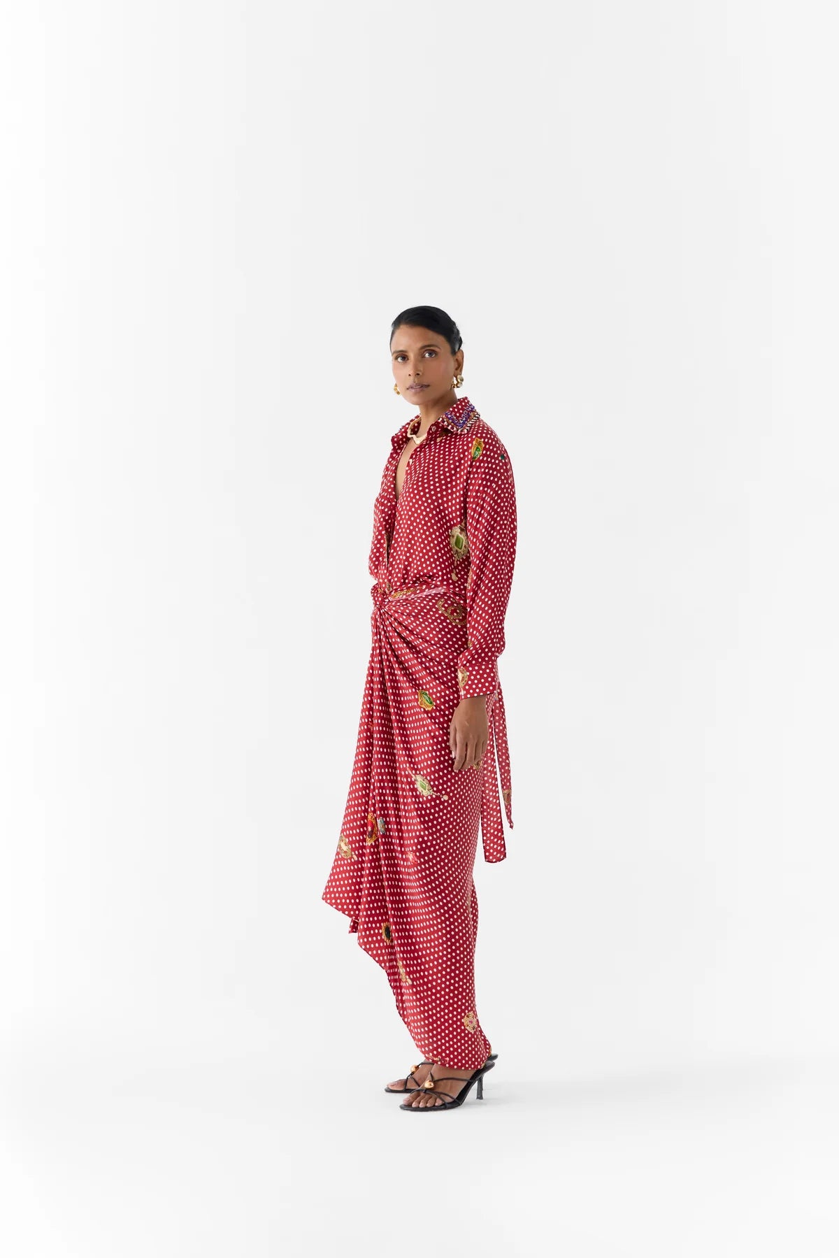 Rigu : Quartz Polka Shirt Dress