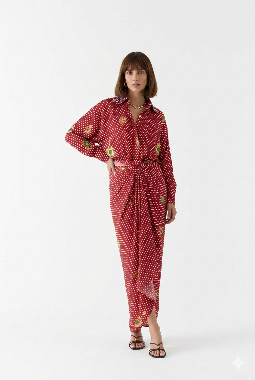 Rigu : Quartz Polka Shirt Dress