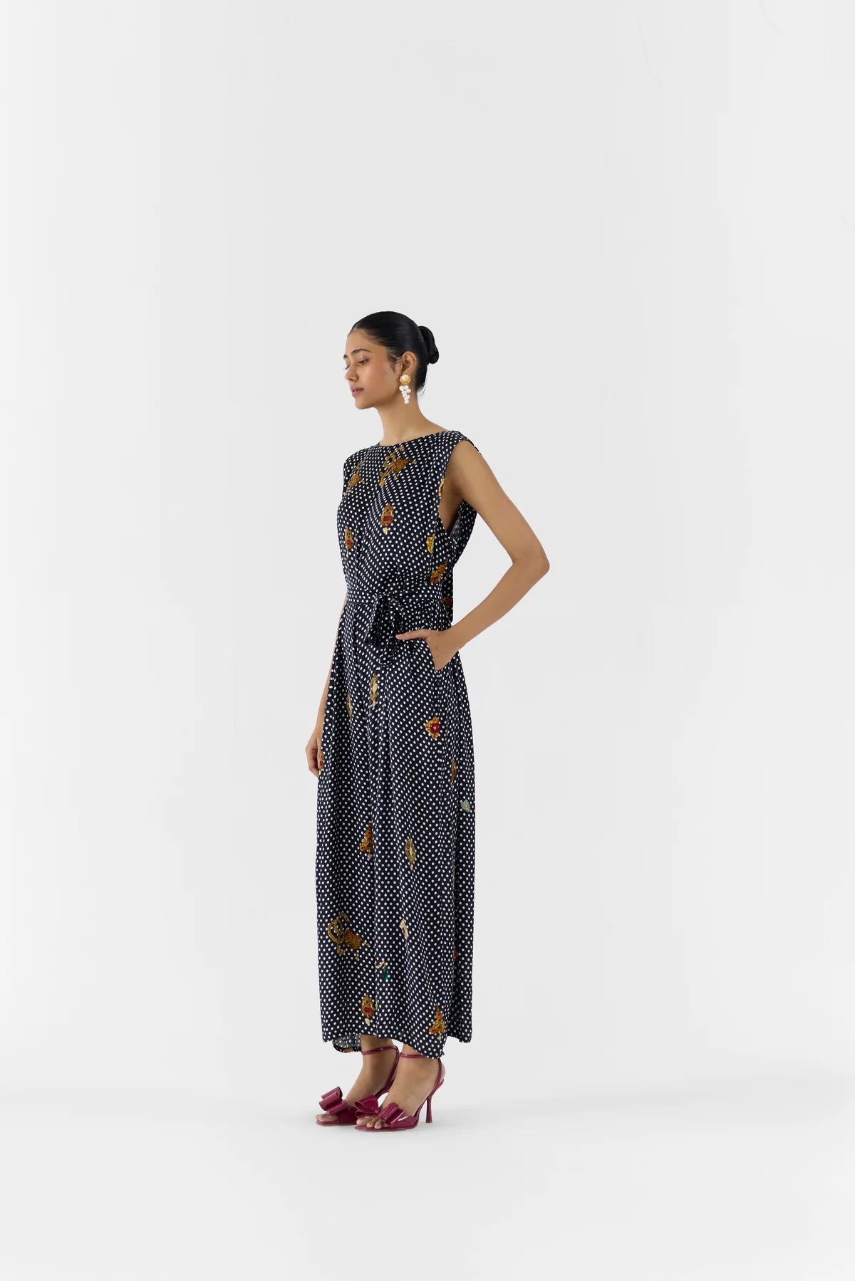 Rigu : Onyx Polka Jumpsuit